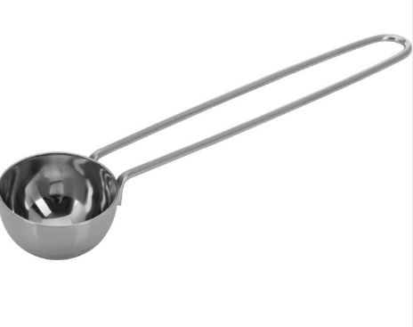 COLHER MEDIDA P/CAFE 8GR 19CM INOX